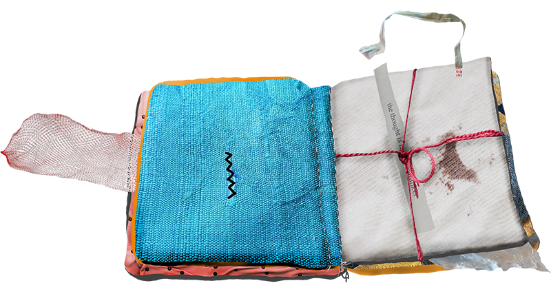 soft-book for toddlers (digital mock-up); part of waste pedagogies project by Tatiana Zakharova-Goodman