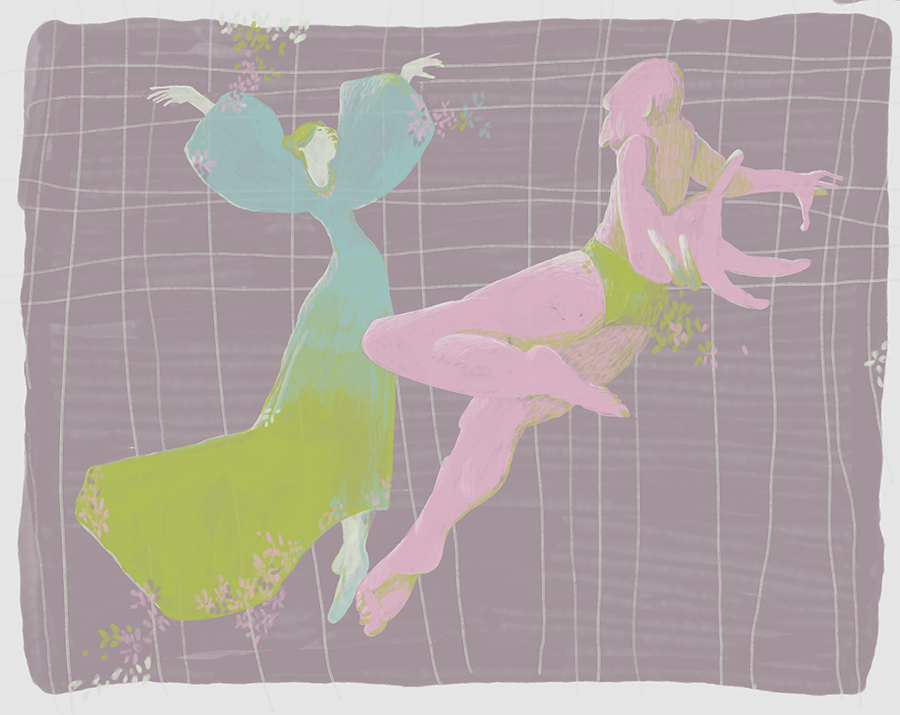the dance; digital drawing