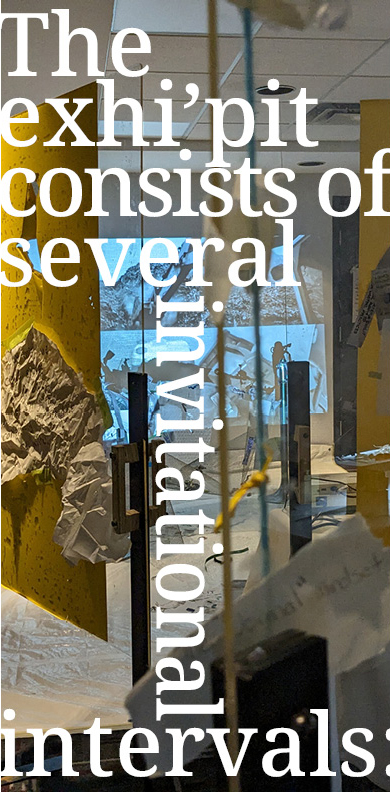 re:materia exhi’pit is a participatory artistic installation and exhibition space; Tatiana Zakharova-Goodman as an atelierista; part of waste pedagogies project