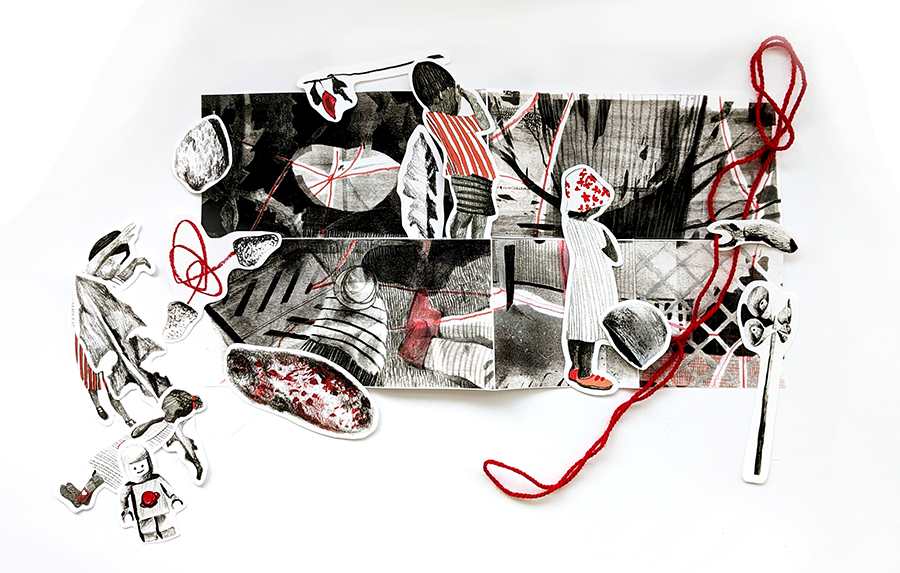 The entanglement game; a project by Tatiana Zakharova-Goodman