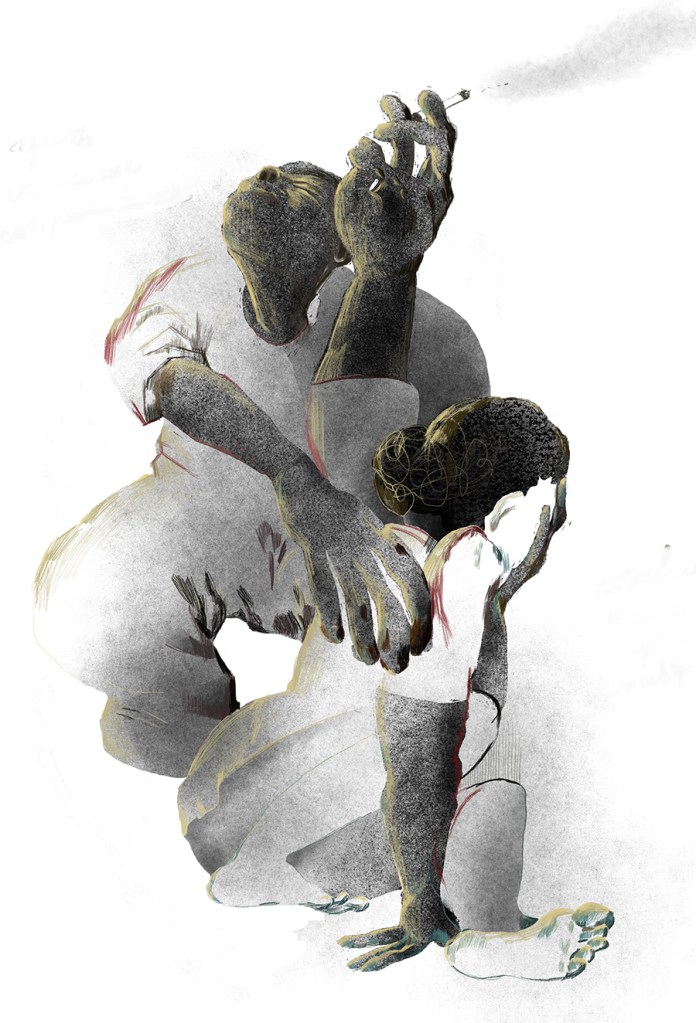 "Couples", digital drawing; series of drawings, Tatiana Zakharova-Goodman, 2026