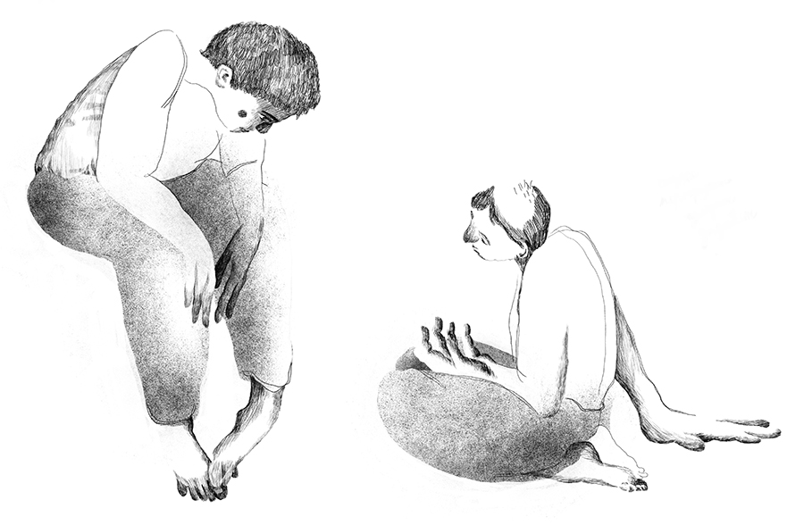"Couples", digital drawing; series of drawings, Tatiana Zakharova-Goodman, 2026