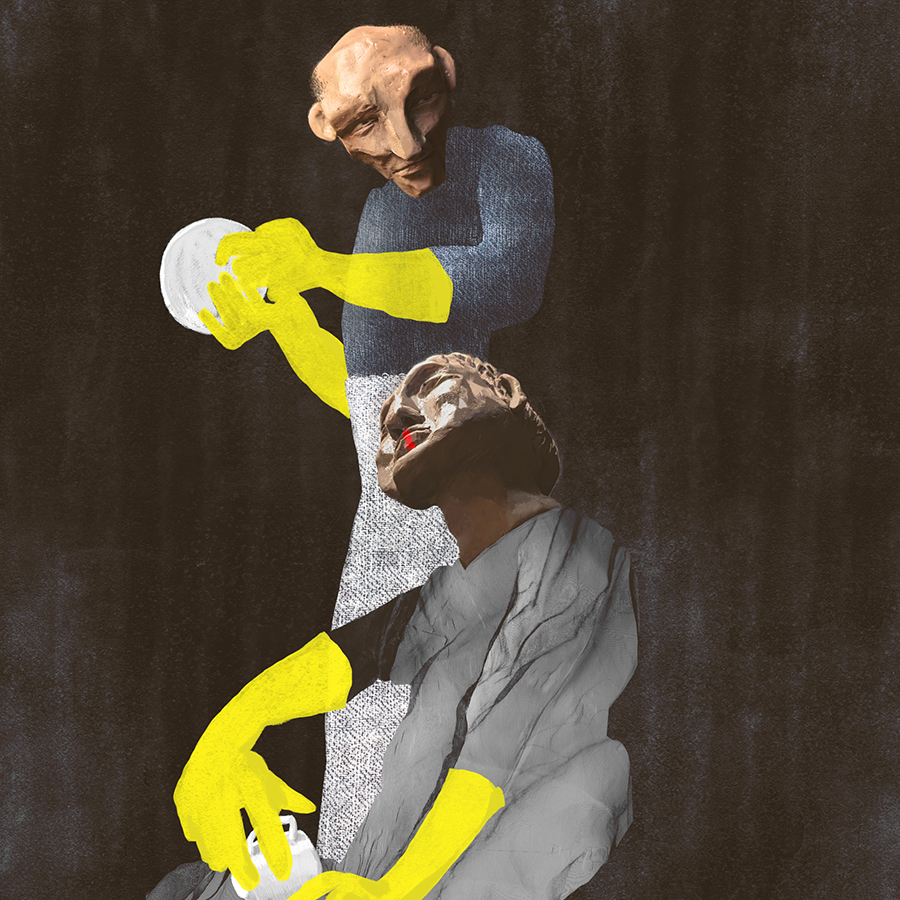 "Couples", digital collage + drawing;  series of drawings, Tatiana Zakharova-Goodman, 2026