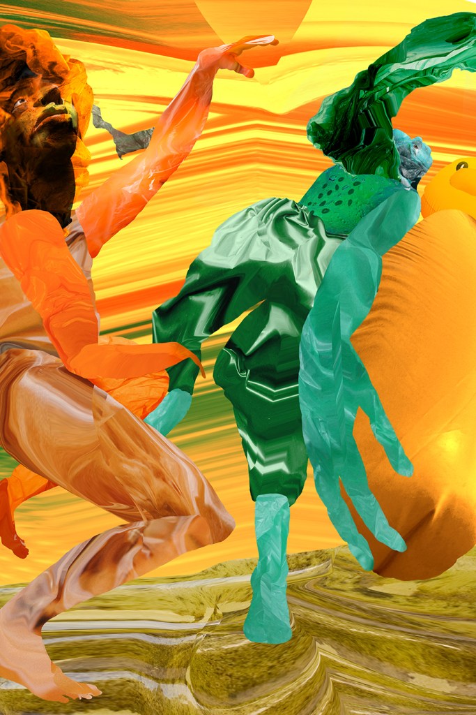 "Couples", digital collage + drawing;  series of drawings, Tatiana Zakharova-Goodman, 2026